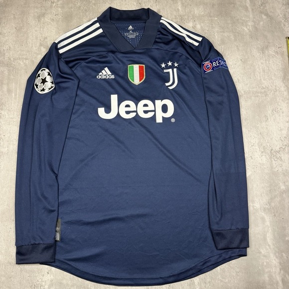 adidas Other - Adidas Juventus 2012 Away Jersey XL UCL Long Sleeve Jeep Aeroready Soccer Futbol